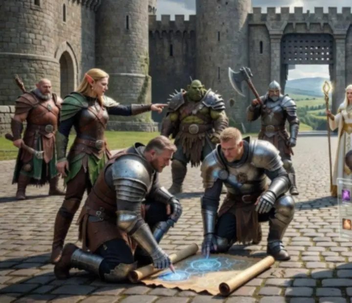 Taktyczne ustawienie drużyny bohaterów NPC w Guild Wars Reforged