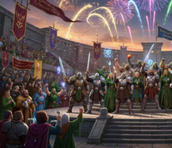 Ceremonia zwycięzców turnieju PvP w Guild Wars Reforged